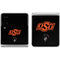 Oklahoma State University OSU on Black Galaxy Z Flip4 5G Skin